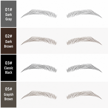 ✨ Reusable Hair-Stroke Eyebrow Stamp – Natural Waterproof Brows in Seconds