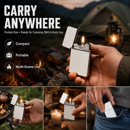 Ultra-Slim Vintage Kerosene Lighter🔥