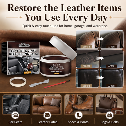 Magic Leather Color Restorer & Repair Paste for Couches, Car Seats and Bags