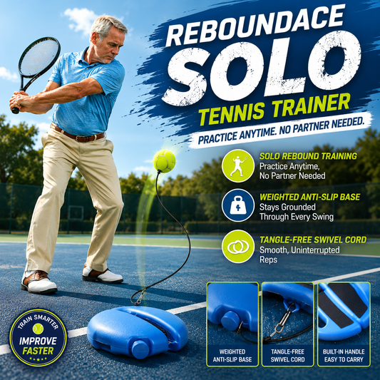 🎾 ReboundBuddy Solo Tennis Trainer
