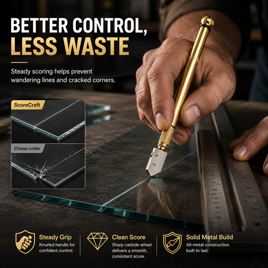 🔧 ScoreCraft Diamond Glass Cutter