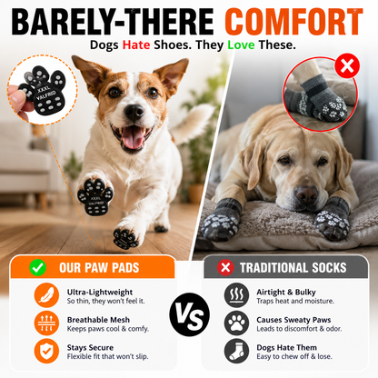 🐾 PawGrip Anti-Slip Dog Paw Protectors | Breathable & Heat Resistant