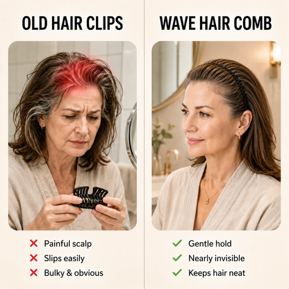 Stretchable U-Shape Hair Finishing Combs (A Set of 3Pcs)