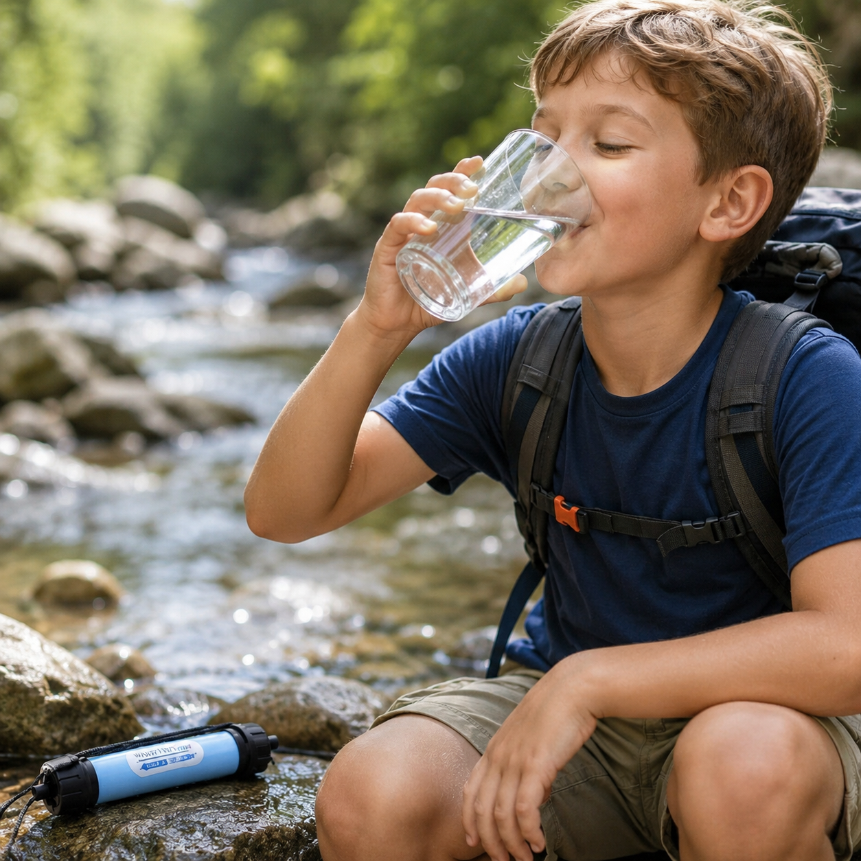 Portable Gravity Water Filter System