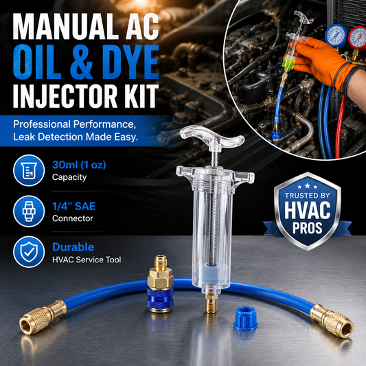 Manual AC Oil & Dye Injector Kit