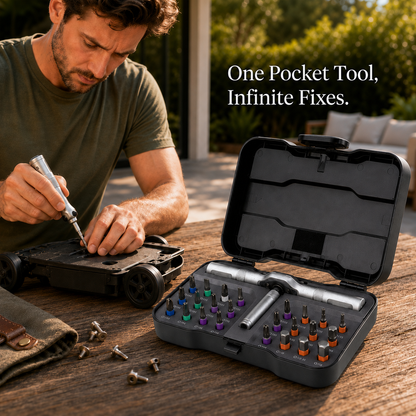 24-in-1 Multifunctional Ratchet Screwdriver Set