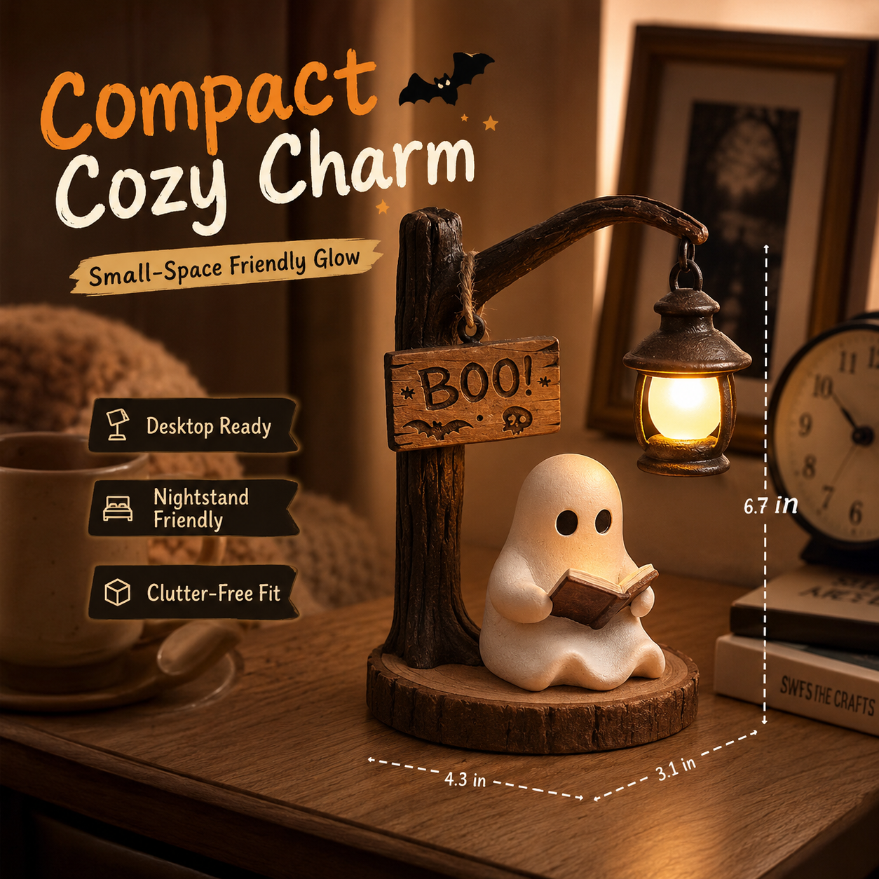 Spooky Ghost Desktop Lamp