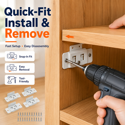 Heavy-Duty Quick Fitting Furniture Joint Brackets