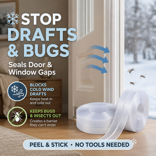 🎨Universal Weather Stripping Door Seal Tape | Draft & Bug Barrier🏠