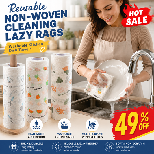 Reusable Non-Woven Cleaning Lazy Rags