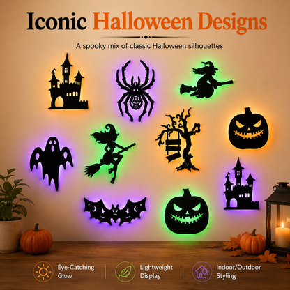 👻 Glow-in-the-Dark Halloween Wall Stickers