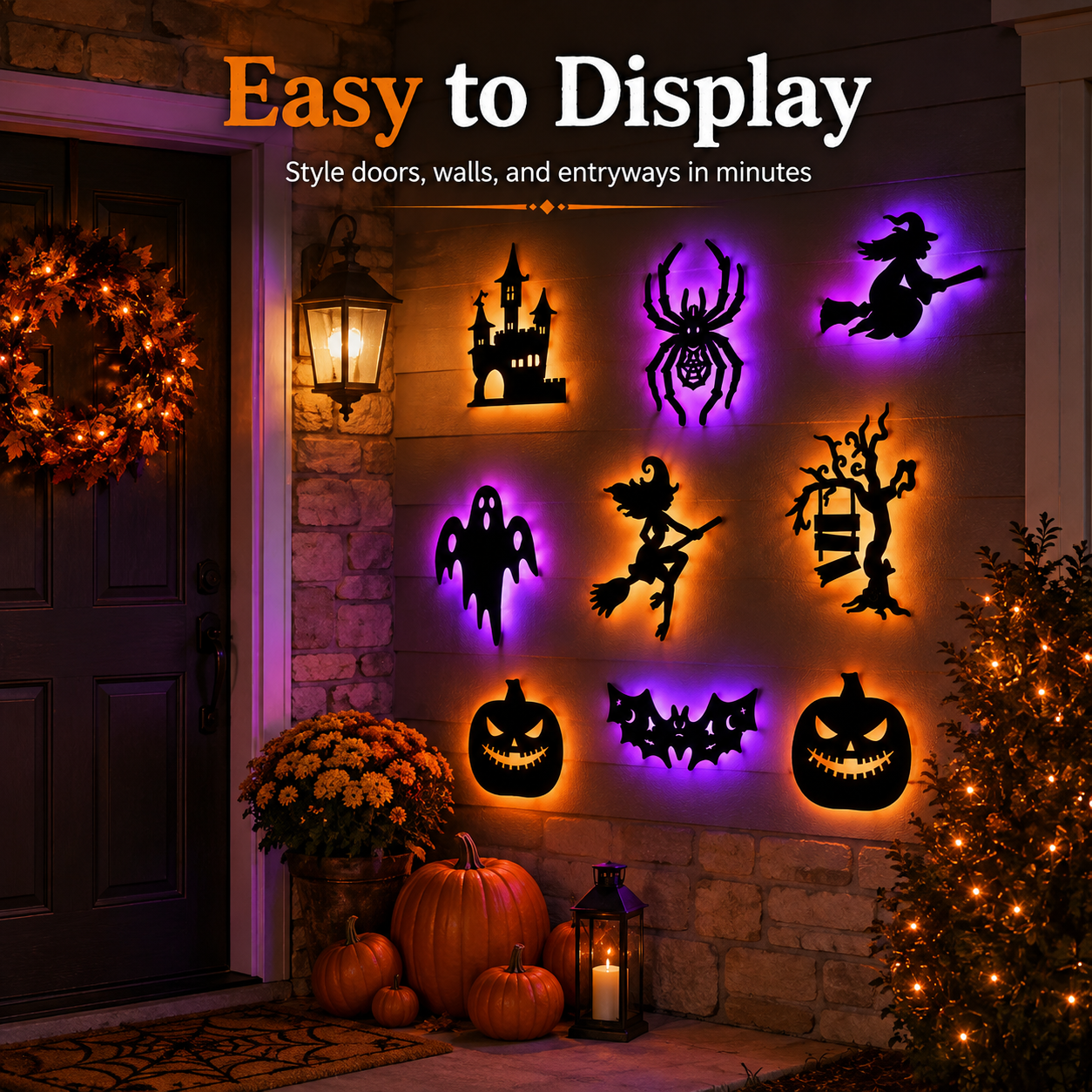👻 Glow-in-the-Dark Halloween Wall Stickers
