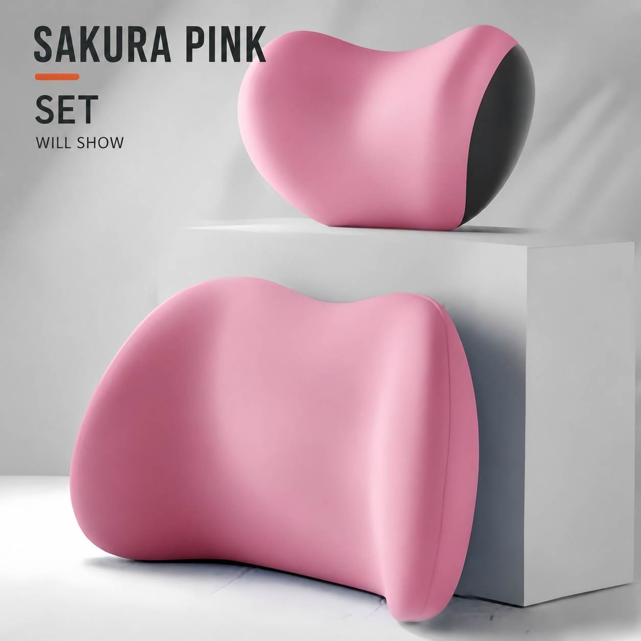Car Neck & Lumbar Support Pillow Set | Ergonomic Driving Comfort