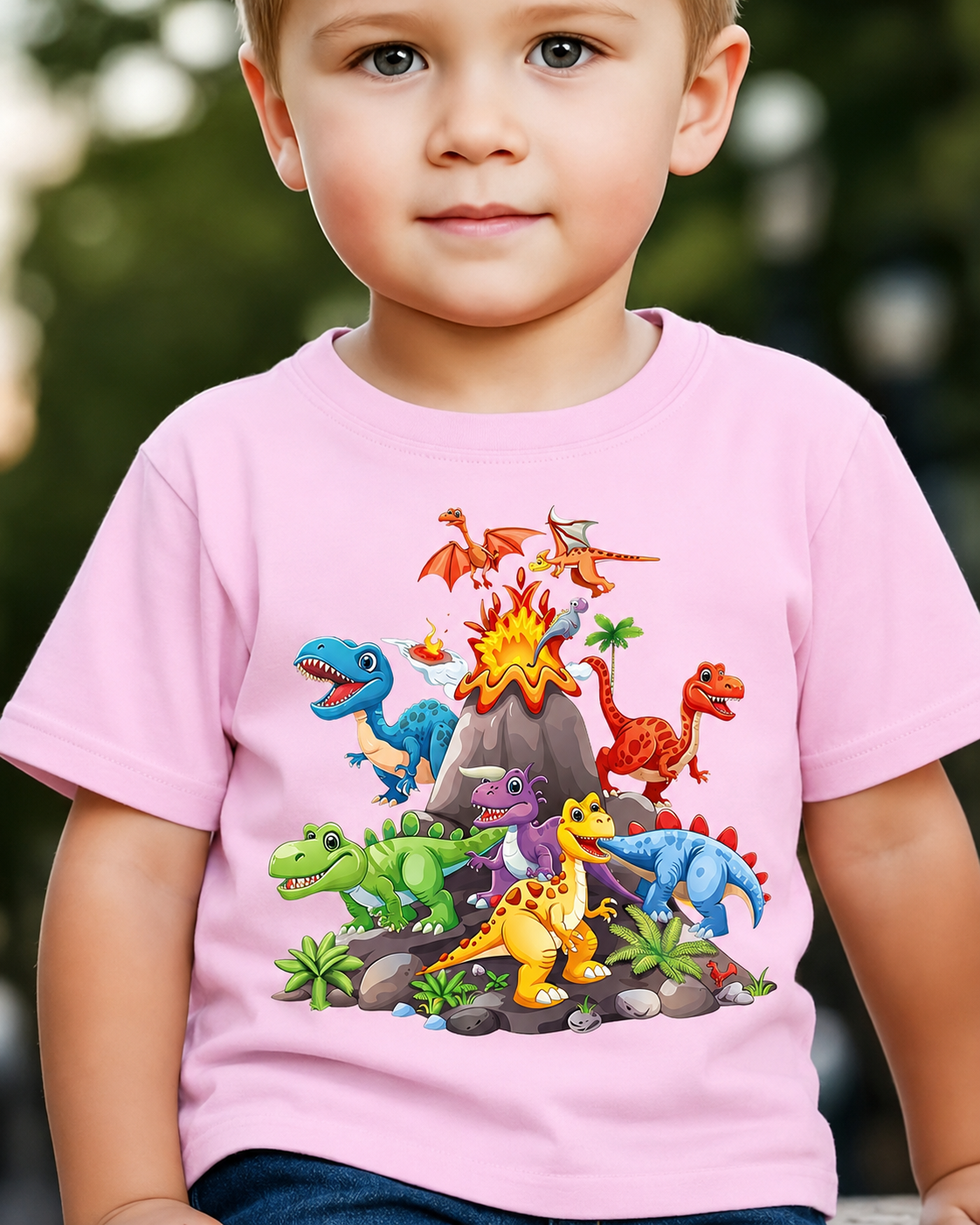 🌞Kids Dinosaur Graphic T-Shirt | Lightweight Summer Tee