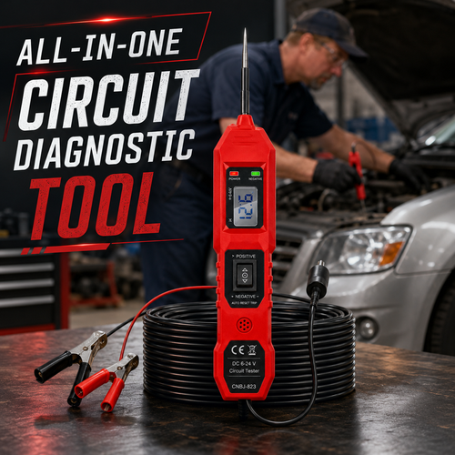 ⚡ 6V-24V Digital Power Probe Circuit Tester