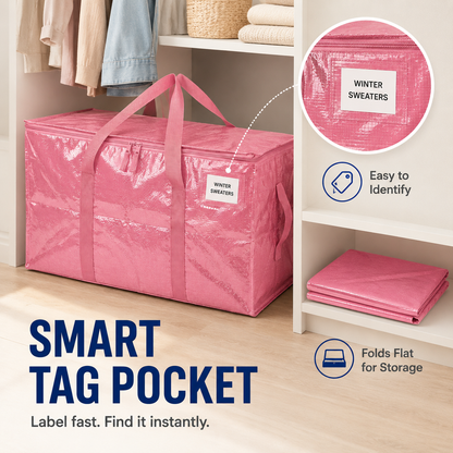 📦Extra Large Moving Storage Bags – 24 Gallon, 100 lb Capacity