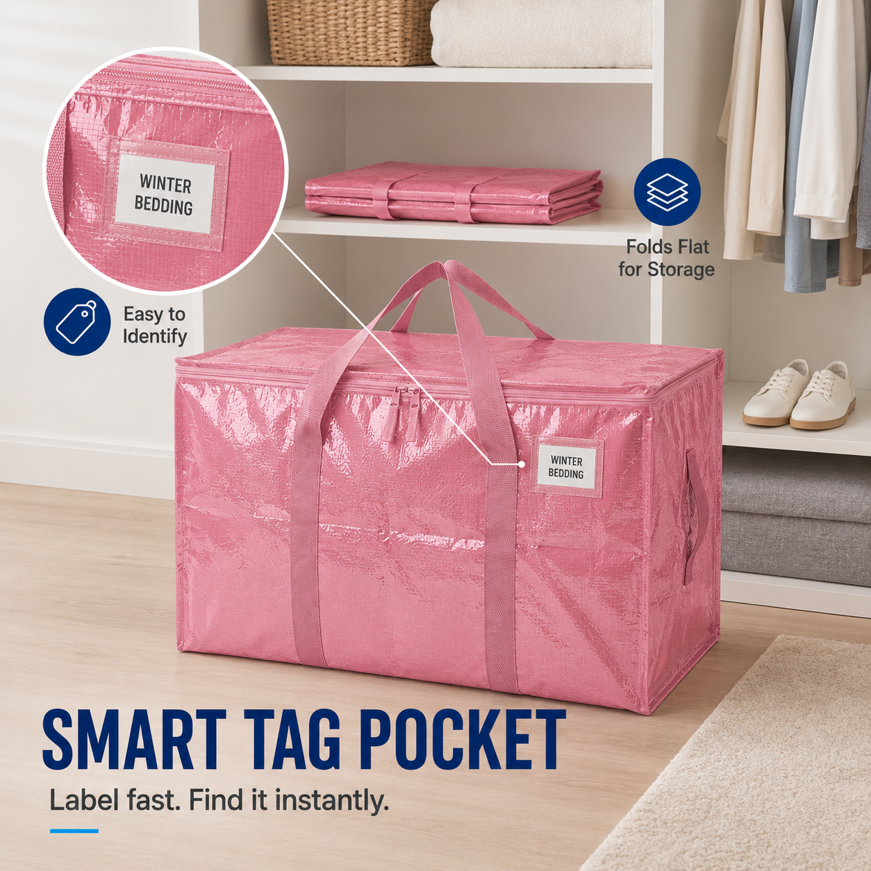 📦Extra Large Moving Storage Bags – 24 Gallon, 100 lb Capacity