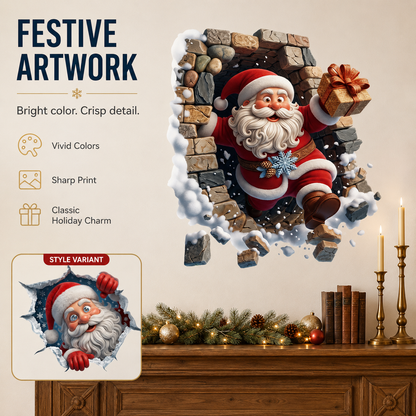 🔥Last Day 49% OFF -3D Holiday Wall Stickers | Christmas & Halloween Decor