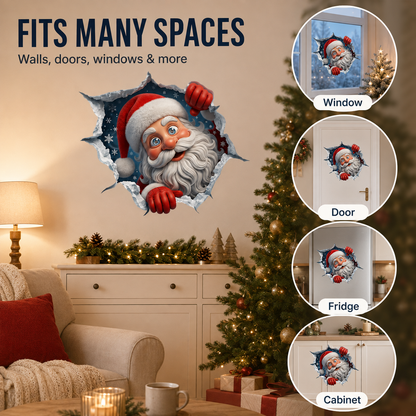 🔥Last Day 49% OFF -3D Holiday Wall Stickers | Christmas & Halloween Decor