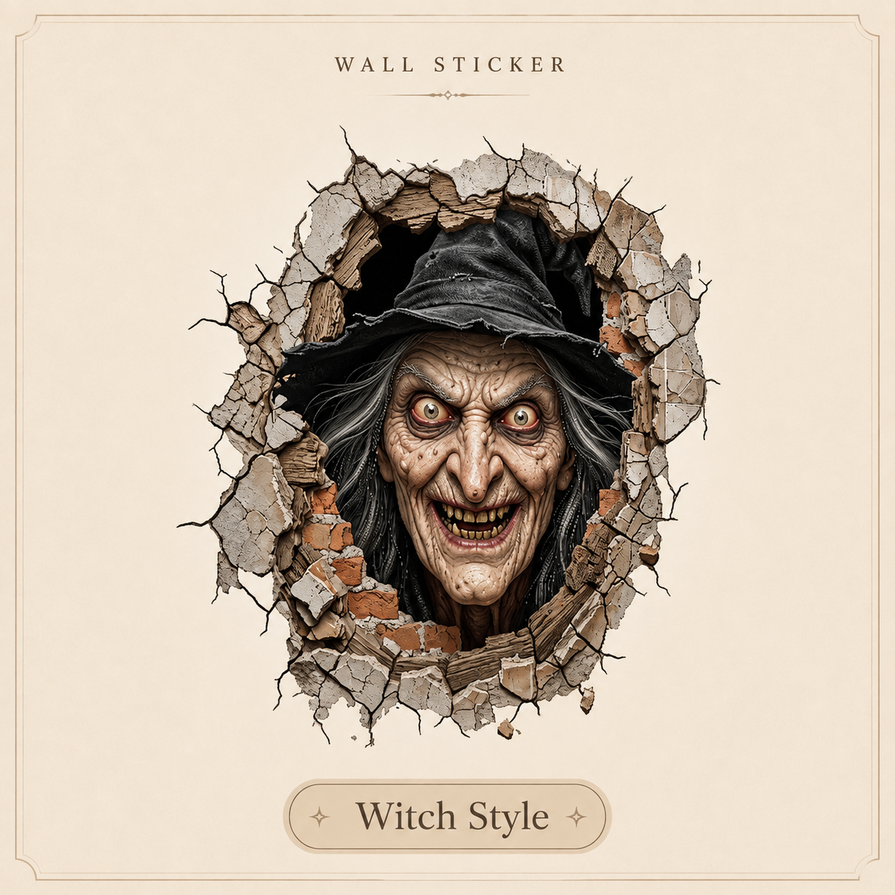 🔥Last Day 49% OFF -3D Holiday Wall Stickers | Christmas & Halloween Decor
