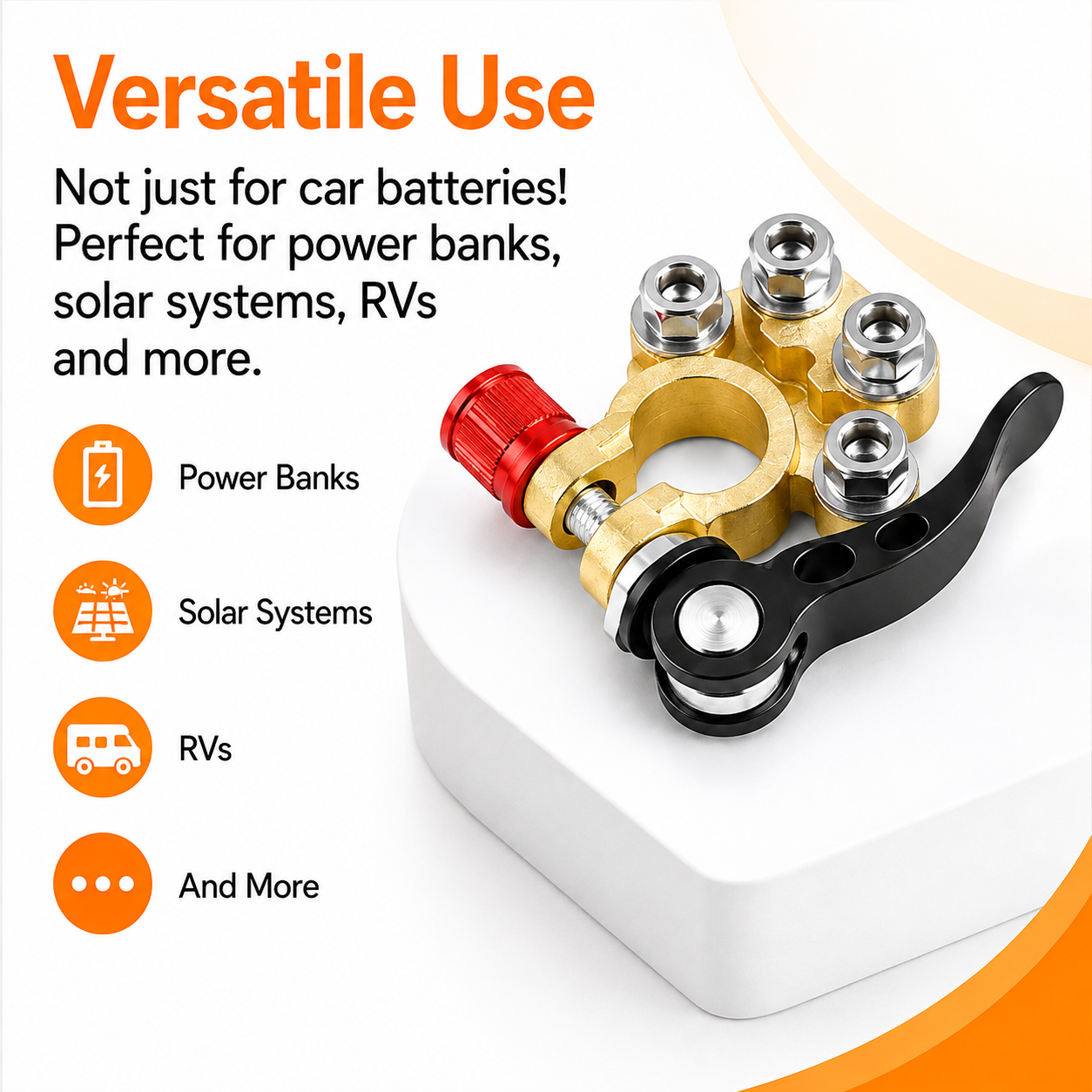 🔥Hot Sale 49% OFF-Quick Disconnect Battery Terminal Connectors | 12V & 24V