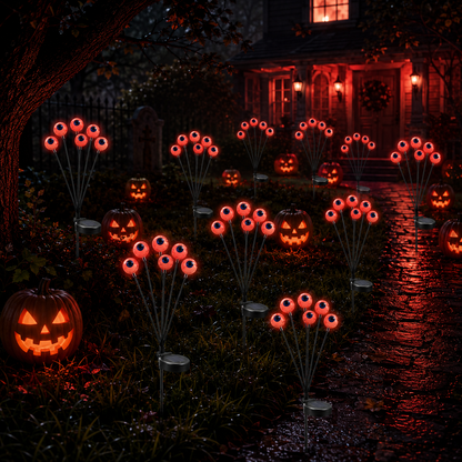 Solar Swaying Eyeball Halloween Lights 👁️✨
