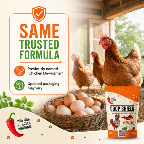 🐔🛡️Chicken De-Wormer Chili Mix with Oregano | Daily Flock Protection