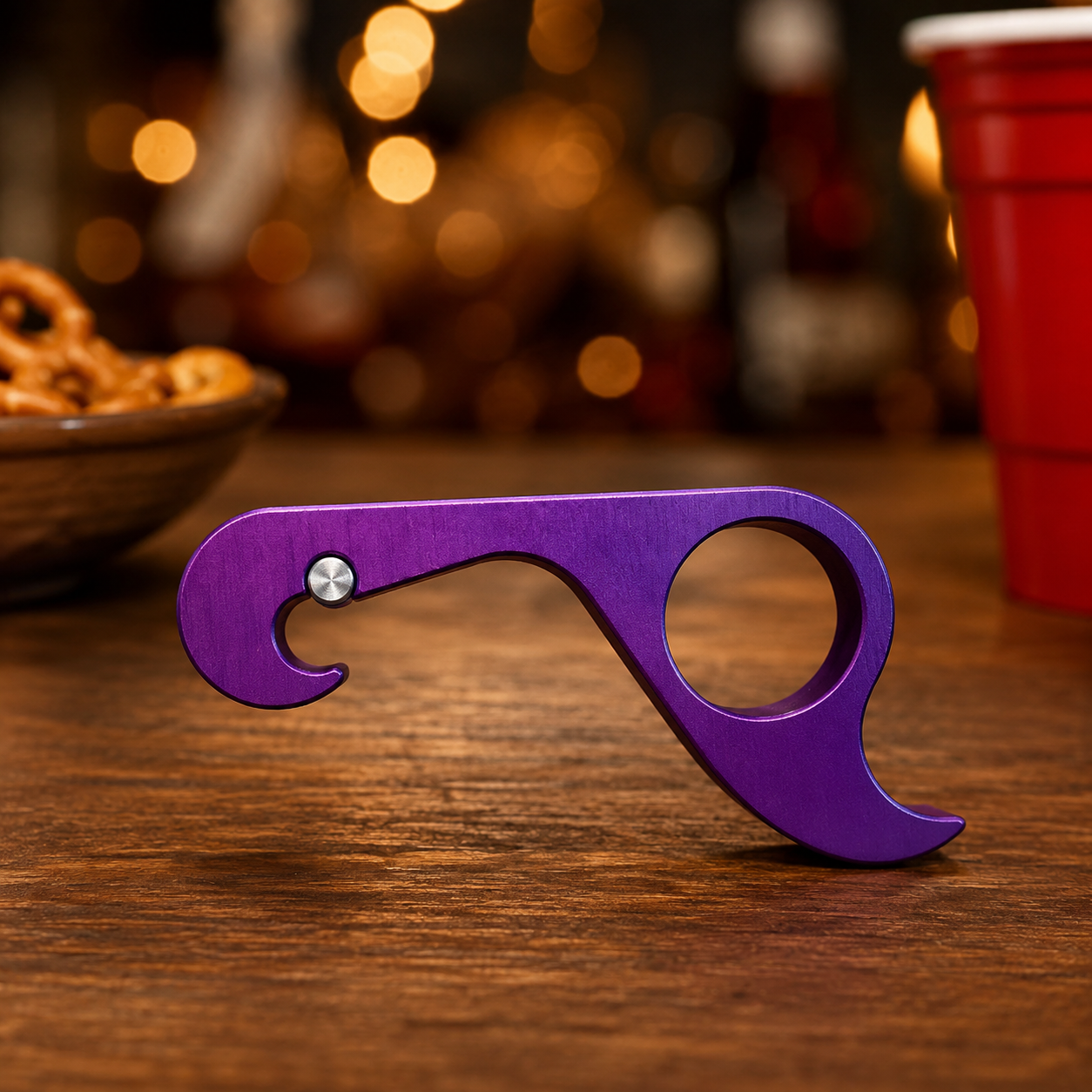 🍺 One-Pull EDC Keychain Bottle Opener | Fast One-Handed Pop