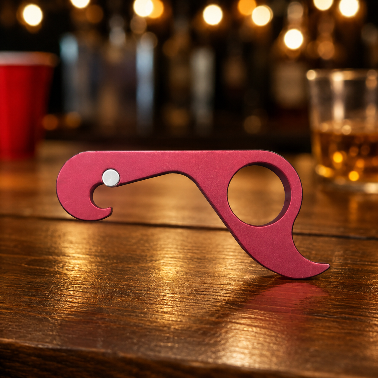 🍺 One-Pull EDC Keychain Bottle Opener | Fast One-Handed Pop