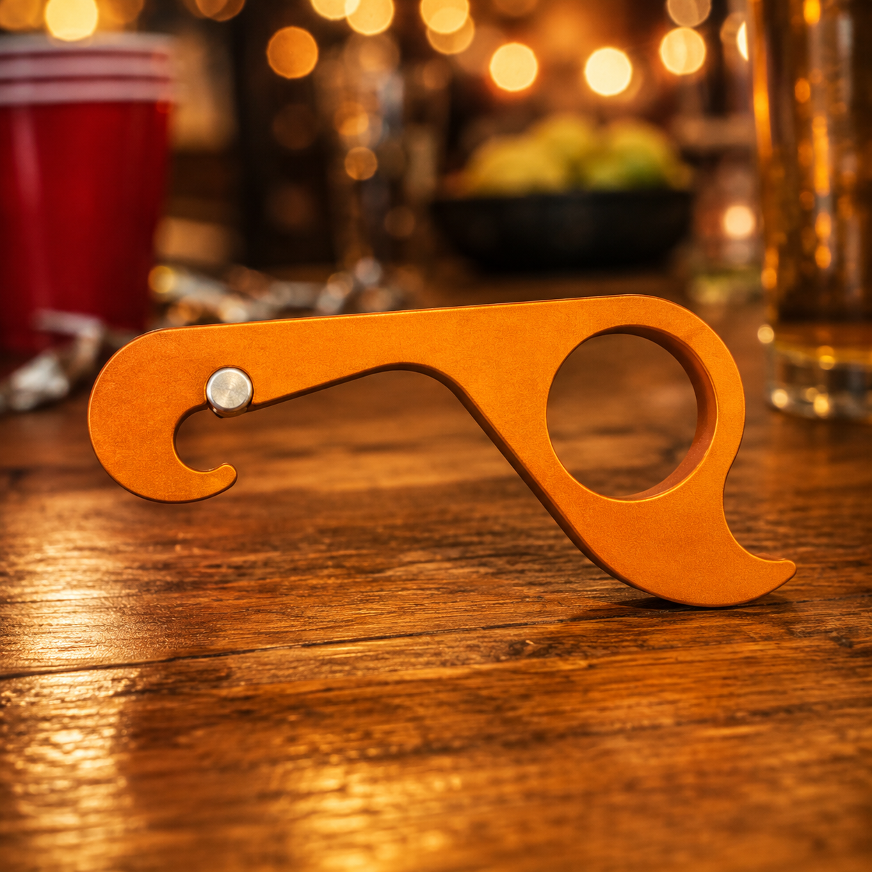 🍺 One-Pull EDC Keychain Bottle Opener | Fast One-Handed Pop