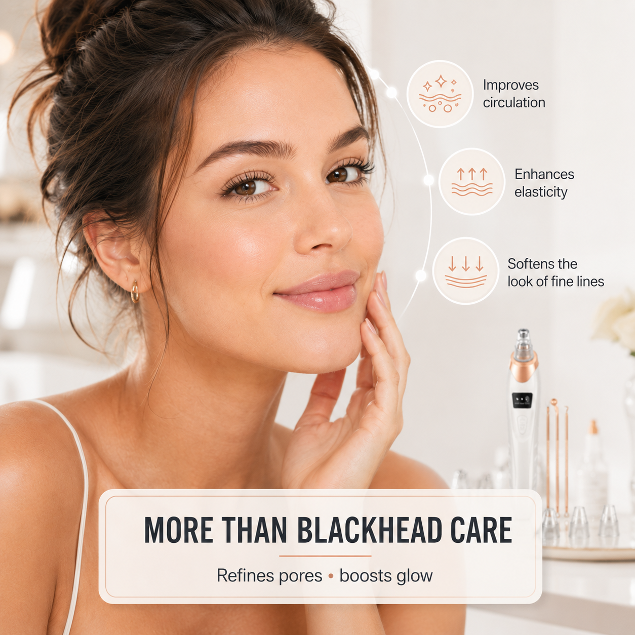 ✨Blackhead Remover Pore Vacuum – 3 Levels & 5 Probes