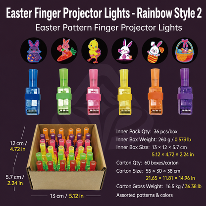 Easter & Halloween Finger Projector Lights | Party Favors