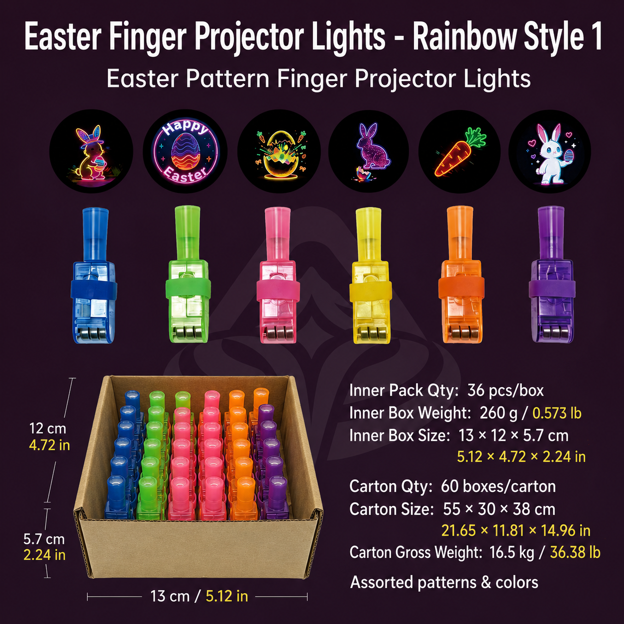 Easter & Halloween Finger Projector Lights | Party Favors