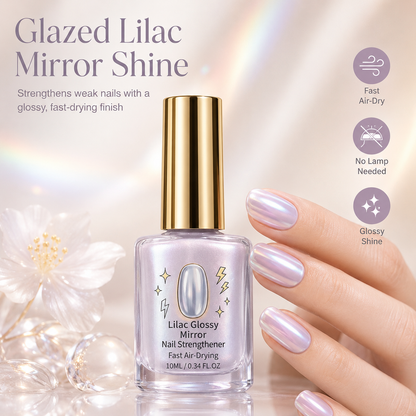 💅Lilac Glossy Mirror Nail Strengthener