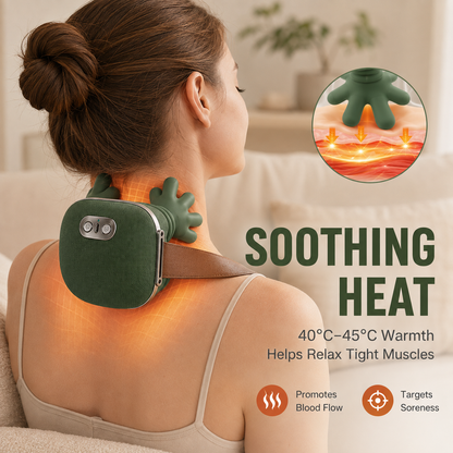 4D Heated Neck & Body Massager | Wireless Deep Kneading