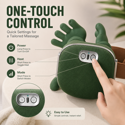 4D Heated Neck & Body Massager | Wireless Deep Kneading