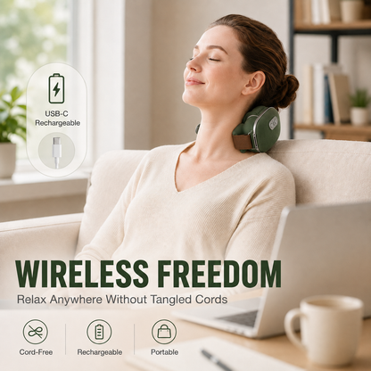 4D Heated Neck & Body Massager | Wireless Deep Kneading