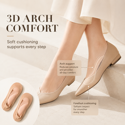 ✨3D Cushioned No-Show Footie Socks with Arch Support