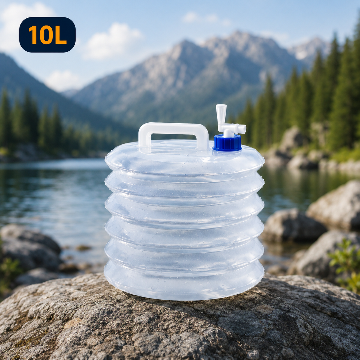 🚀 Ultra-Portable Retractable Water Storage Container ⛺ — Space-Saving Essential for Outdoor Camping! 🌟