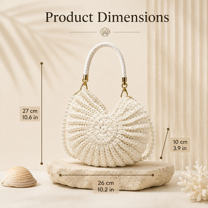 🐚Crochet Conch Bag✨