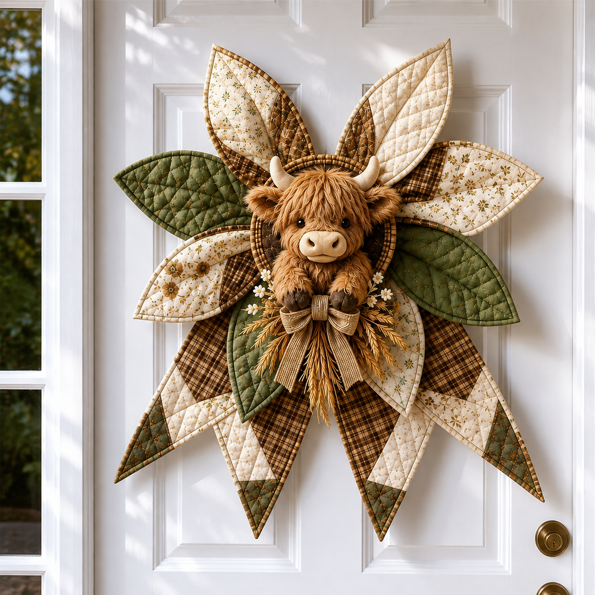 🎀DIY Oversized Quilted Bow Kit – Complete 23–25 Inch Sewing Set🍁✨
