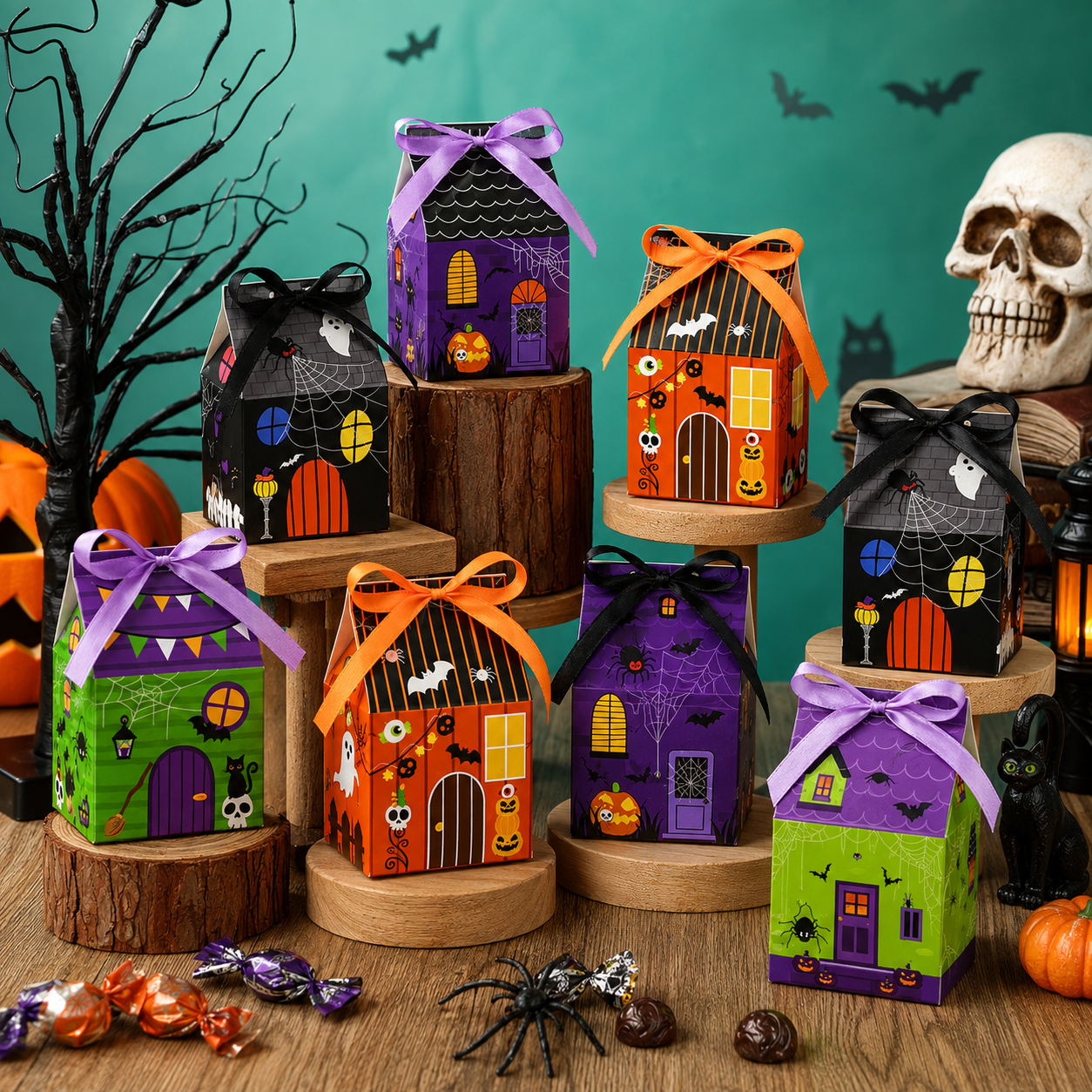 🍬Halloween Mini Candy Boxes Treat Boxes🎃