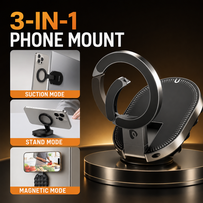 MagLock Suction Cup Phone Mount Desktop Stand