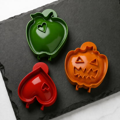 🔥3-Pack Non-Toxic Traditional Shape Hand Pie Bakery Molds