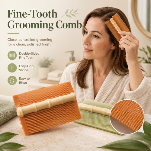 🌿 Double-Sided Fine Teeth Comb – Lice, Nit & Scalp Care Grooming Tool