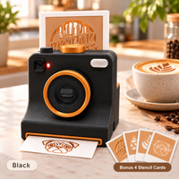 🖤 Black Camera Set (4 Cards)
