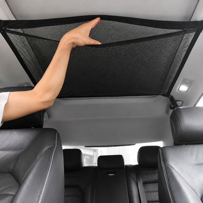 🚗 Car Ceiling Storage Net with Zipper
