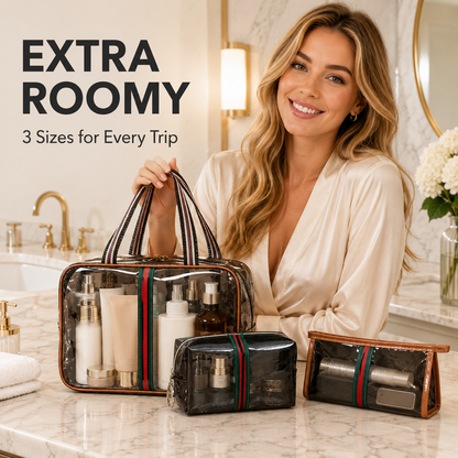 Clear Travel Makeup & Toiletry Bag💼