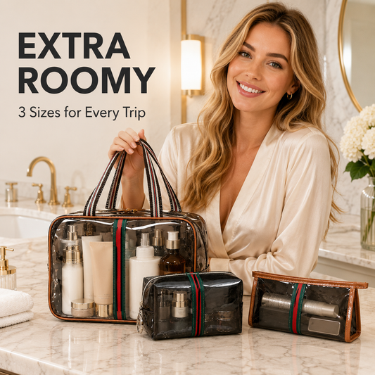 Clear Travel Makeup & Toiletry Bag💼