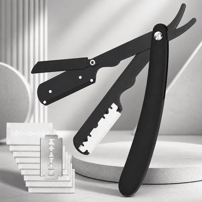 🔥 Professional Straight Razor – Barber Precision
